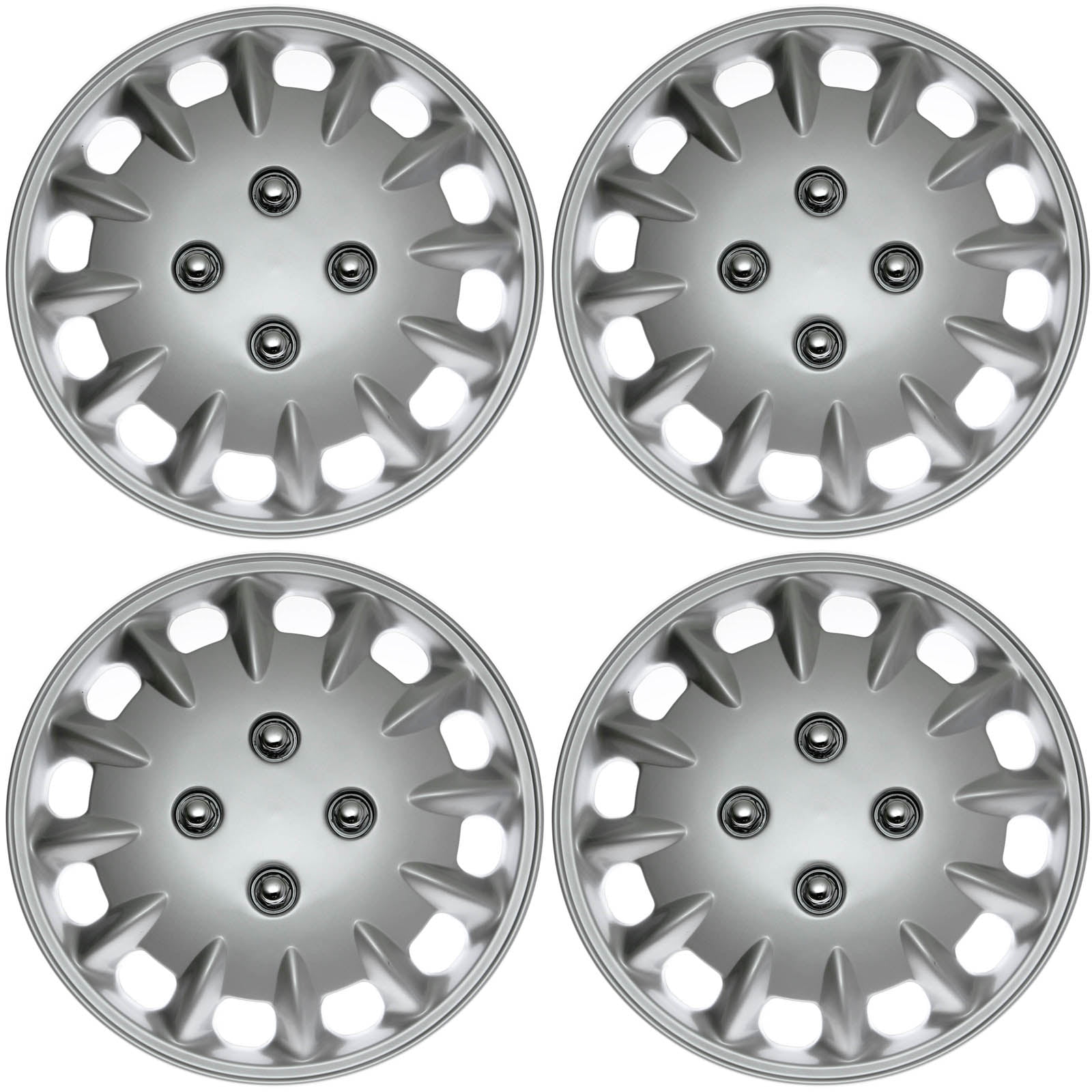 Rims Cover Wheel Skin Covers 14" Inches ABS Plastic Hubcap 4pcs Style #B721 