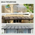 thumbnail image 5 of Outsunny 14 Piece Twin-Wall Polycarbonate Greenhouse Panels, 4' x 2' x 0.16", 5 of 9