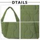 thumbnail image 2 of Bolso tipo cartera informal para mujer, de gran capacidad, acolchado, suave, para compras al aire libre, 2 of 7