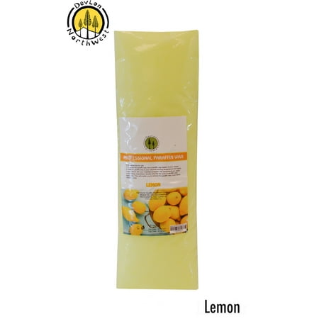 Wax Paraffin Bar - DevLon NorthWest Paraffin Wax Treatment 1 lbs Refill Wax Bath Moisturizer for Dry Skin Lemon