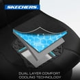 thumbnail image 6 of Skechers Gel Infused Car Seat Covers-Universal Fit, Black 24MP10, 6 of 9