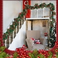 thumbnail image 5 of 2PCS 6FT Berry Christmas Garland Artificial Garland Indoor Outdoor Xmas Pine Garland Farmhouse Garland Decor for Home Holiday Decor, 5 of 7