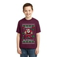 thumbnail image 2 of Wild Bobby Merry Blitzmas, Football Christmas Sweater Design | Holiday Unisex Boys Girls Graphic Youth T-Shirt, 2 of 5