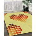 thumbnail image 3 of Ahgly Company Machine Washable Indoor Square Transitional Orange Area Rugs, 6' Square, 3 of 7
