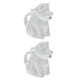 thumbnail image 4 of Jarra de leche de cerámica con forma de animal (2 unidades) - Taza de leche de cerámica - Jarra de sirope para café de cerámica, 4 of 8