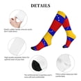 thumbnail image 6 of Venezuela Flag Compression Socks for Women Men Circulation Graduated Supports Socks for Running Athletic Sports, 6 of 8