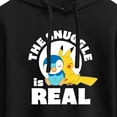 thumbnail image 3 of Pokémon - The Snuggle Is Real Pikachu And Piplup - Juniors Cropped Pullover Hoodie, 3 of 5