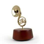 Amazing 18 Note Miniature Sousaphone (Tuba) With Rotating Musical Base - Under the Sea (The Little Mermaid)