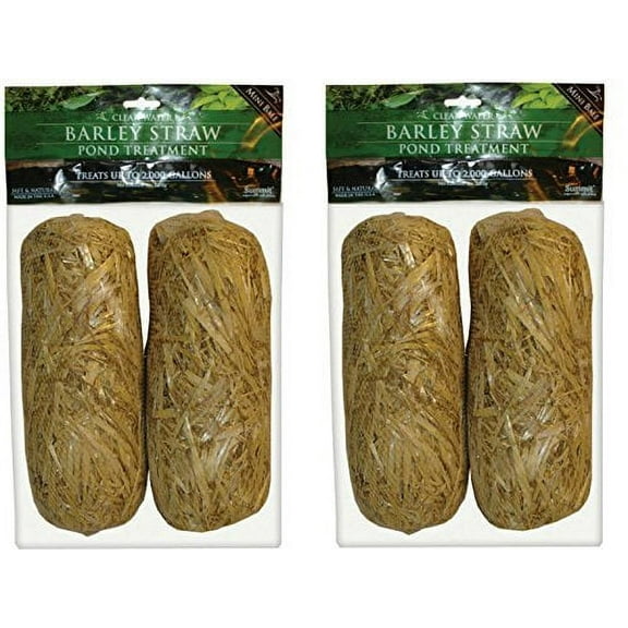 Summit 130 Clear-water Barley Straw Bales, 2 Packs of 2- 4 total