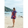 thumbnail image 4 of Ekouaer Women's Cover Ups Casual Swimsuit Coverups Flowy Tie Waist Beach Cover Up Dress, 4 of 5