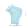 thumbnail image 4 of Calcetines de Gel de Lana Qarigey Punta Abierta Color Negro, 4 of 6