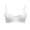 White, variant on Women's Underwire Bra Seamless Unpadded Support Bra with Wide Straps for Lift Comfortable Bra Beige L