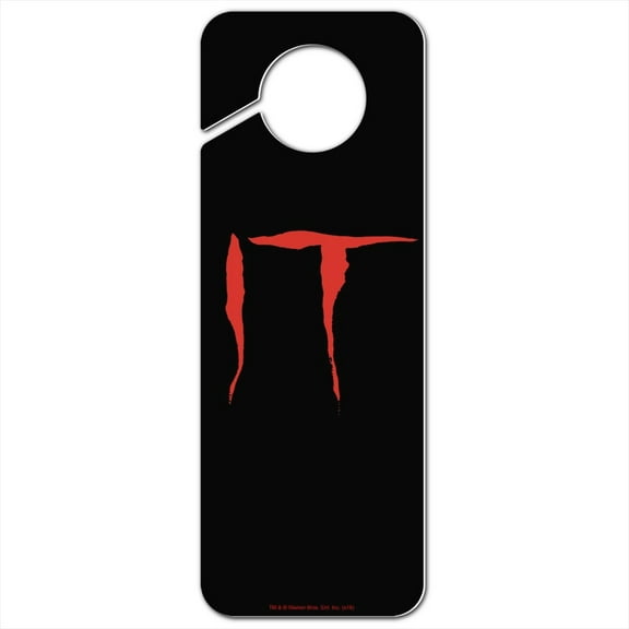 IT Movie Logo Plastic Door Knob Hanger Sign