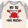 thumbnail image 4 of Inktastic My Tio Loves Me Nephew Gift Boys or Girls Long Sleeve Baby Bodysuit, 4 of 5
