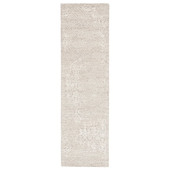 SAFAVIEH Metro Saranna Medallion Runner Rug, Natural/Ivory, 2'3" x 8'