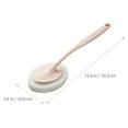 thumbnail image 3 of Sponge Brush with Handle Pink Sponge Brush Sponge Brush Cleaning Sponge Dishwashing Sponge Pad, 3 of 6