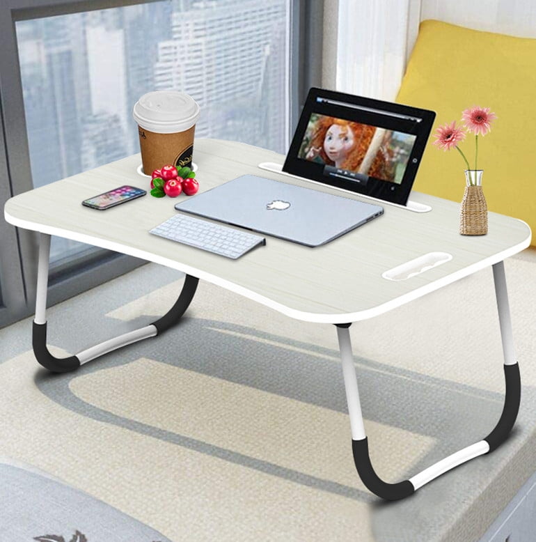 Portable Adjustable Folding Laptop Notebook Table Lazy Foldable Computer Desk 