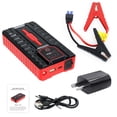 thumbnail image 2 of Queroig Car Jump Starter, 49800mAh Portable Charger Power Bank, Auto 12V Auto Battery Booster Pack with Smart Clamp Cables, USB Charge, LED Flashlight Jump Box Portable, 2 of 8