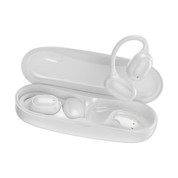 Auriculares abiertos Auriculares intraurales para teléfonos inteligentes Gimnasio Correr Juegos Blanco