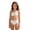 White, variant on Tween Girls Bathing Suit High Waist Two Piece Swimsuits for Teen Solid Color Control for Swimming Pool Beach Swimwear