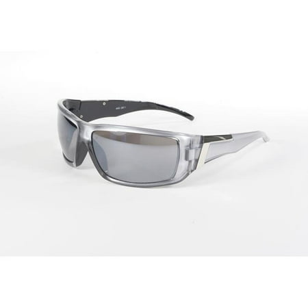Pacific Coast Sunglasses Legend Sunglasses Silver Pearl Frame / Gray Mirror Lens (Silver)