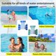 thumbnail image 5 of Flotadores de piscina de 2 uds, tumbona inflable de hamaca de agua para niños, 5 of 5