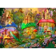 Brain Tree - Dream Castle - Pearl Series - 1000 Piece Puzzles for for Adults and Kids 12+ Unique Puzzles for Adults and Kids 1000 Pieces and Droplet Technology for Anti Glare & Soft Touch