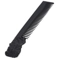 thumbnail image 1 of Portable Zinc Alloy Oil Hair Comb, Lightweight, Rounded Teeth, Carving Technology for Hair Salon Home, 1 of 7