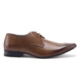 thumbnail image 2 of Men's Classic Pointy Toe Derby Lace Up Oxfords Dress Shoes, Cognac, 6, 2 of 6