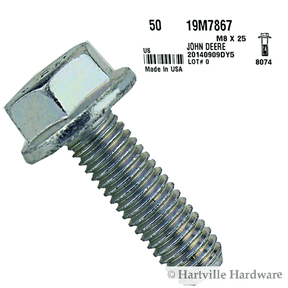 John Deere Original Equipment Screw #19M7867