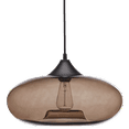 thumbnail image 1 of Bouclair Grey Glass Globe Ceiling Lamp, 1 of 4