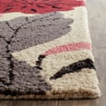 thumbnail image 2 of SAFAVIEH Martha Stewart Picture Block Floral Wool Area Rug, Pup Tent, 4' x 6', 2 of 7