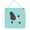 Blue, variant on Carolines Treasures BB3639DS66 Poodle Checkerboard Pink Wall or Door Hanging Prints