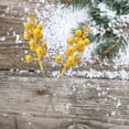 thumbnail image 4 of QJUHUNG Berries And Buds 24 Pack Trim A Tree Gift Plant Ornament Foam Colorful Silver Glitter Wire DIY Accessories Decoration, 4 of 8
