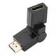 thumbnail image 2 of Convertidor adaptador HDMI macho a HDMI hembra ajustable con rotación de 360 grados, 2 of 9