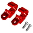 thumbnail image 1 of Paquete de 2 accesorios de soporte de Clip de abrazadera de Cable de de línea de freno de Metal de motocicleta rojo Zulema Abrazadera de cable, 1 of 3