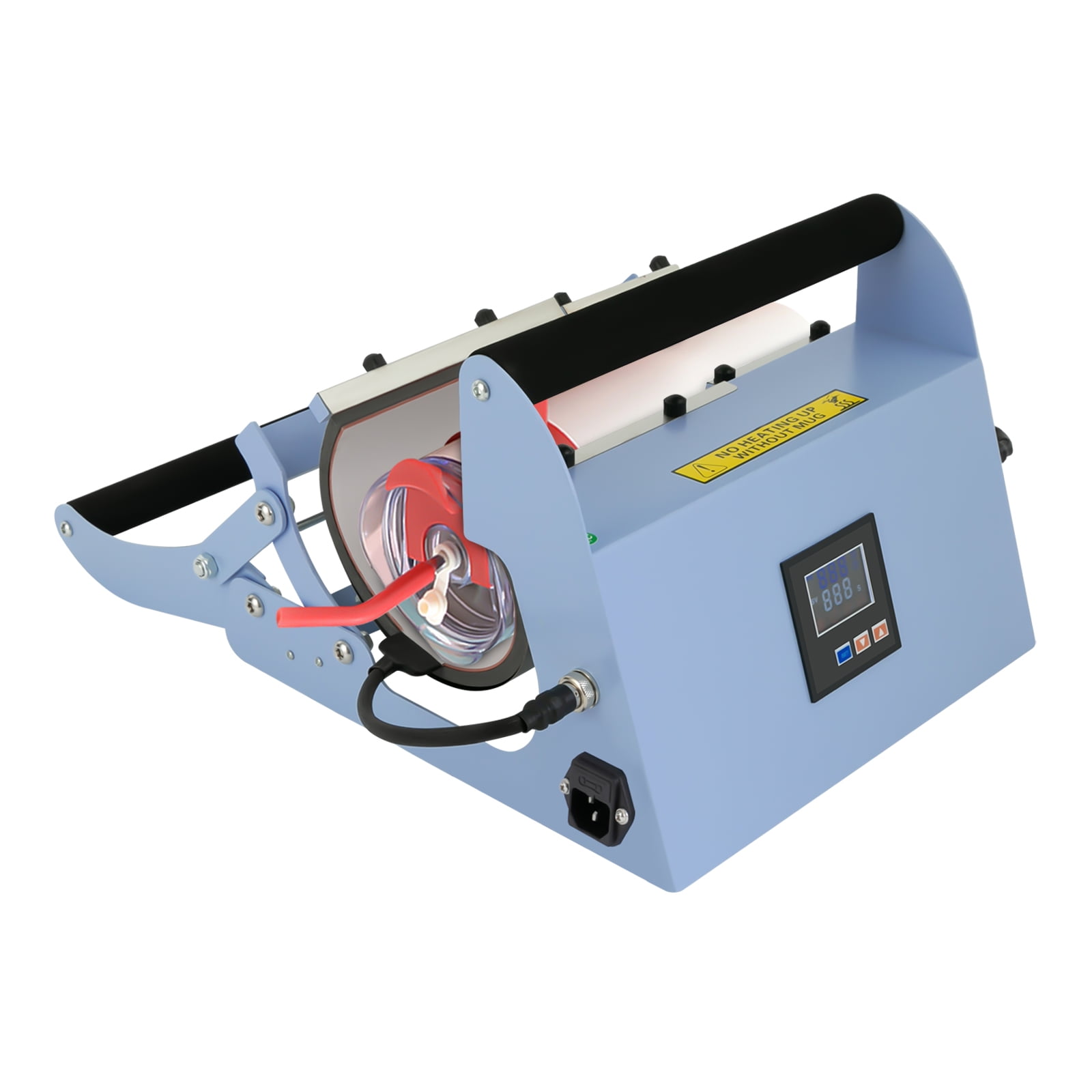 Light Blue Tumbler Heat Press, Tumbler Heat Press Machine Used For 40oz Car Cups Car Cup Mug Press Heat Machine