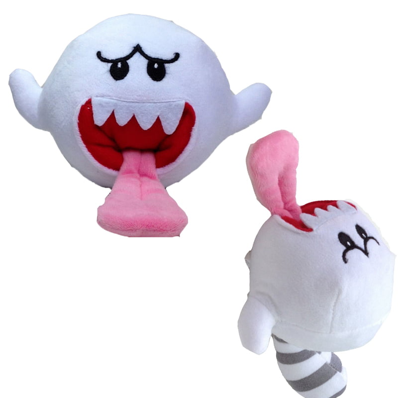 Ghost White Stuffed Plush Doll Toy for Super Mario Brothers Boo Ghost EGX1F 