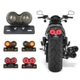thumbnail image 2 of Luces de Motocicleta Soledad Universal de Matrícula Humo Doble LED, 2 of 9