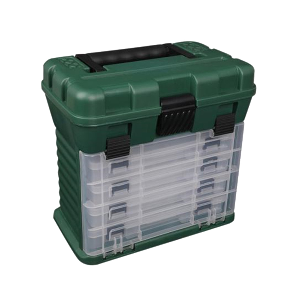 fashionhome Fishing Tackle Storage Case 4 Layers Sinker Fishing Line