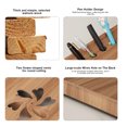 thumbnail image 3 of Wooden PC Laptop Stand Storage Box Rack for Office Desktop Monitor Riser Desk Organizer, 3 of 7