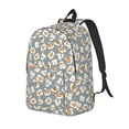 thumbnail image 1 of Balery White Popcorn Mochila Clásica Impresa Básica para Viaje, Mochila Escolar Resistente al Agua, Mochila de Lona con Correas Ajustables-Small, 1 of 5