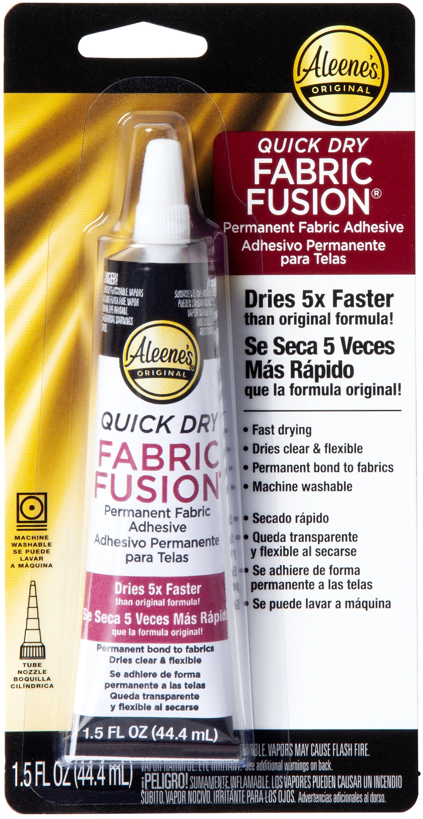 Aleene's Fabric Fusion Permanent Quick Dry AdhesiveClear 1.5Oz Walmart Canada