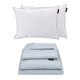 thumbnail image 1 of Sábanas Queen Size Softy Platino + 2 Almohadas One, 1 of 8