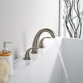 thumbnail image 7 of Sumerain S2142NS Brushed Nickel Tub Faucet 2 Handle,Deck Mount 3 Hole Bathtub Faucet Brass Roman Tub Faucet,High Flow, 7 of 7