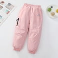 thumbnail image 6 of Kids Heavyweight Lined Snow Pants Windproof Water Resistant Soft Fabric Boys Girls Ages 2-13 Winter Outdoor Ski Travel Wear, 6 of 6