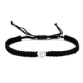 thumbnail image 6 of Xinwanna Couple Bracelet Heart Shape Braided Rope Adjustable Stretchy All-match Decorative Gifts 26 Letters Initial Charms Bracelet Jewelry for Valentines Day (W), 6 of 13