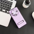 thumbnail image 1 of For Huawei Mate 60 Pro Litchi Texture Fold Holder Shockproof Phone Case(Purple),iPhone 16 Pro Max, 1 of 7