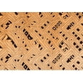 thumbnail image 1 of Ahgly Company Indoor Rectangle Solid Orange Modern Area Rugs, 3' x 5', 1 of 4