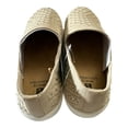 thumbnail image 6 of White Mountain Women's Knit Bling Slip On Comfortable Athletic Bottom Sneaker (Taupe Metallic, 7), 6 of 7